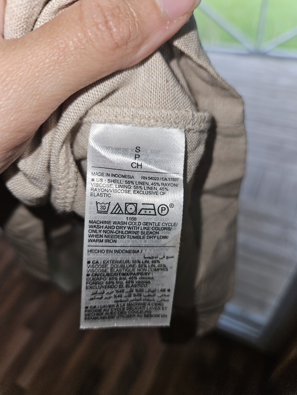 Old Navy Linen Blend Midi Dress Small - Picture 2 of 5